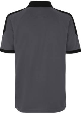Polo bicolore ID PRO Wear 0322 - Gris argenté