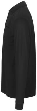 Polo ID PRO Wear à manches longues avec poche poitrine 0326 - Noir