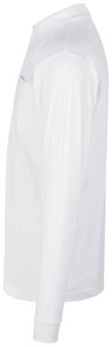Polo ID PRO Wear à manches longues avec poche poitrine 0326 - Blanc