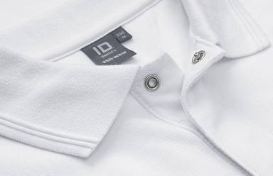 Polo à bouton-pression ID PRO Wear 0330 - Blanc