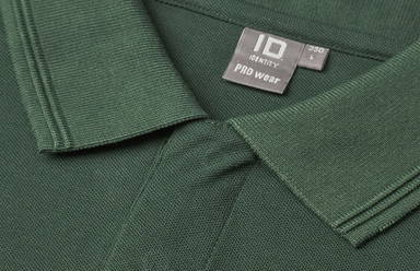 Polo à bouton-pression ID PRO Wear 0330 - Bouteille vert