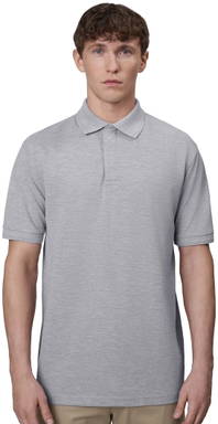 Polo à bouton-pression ID PRO Wear 0330 - Gris chiné
