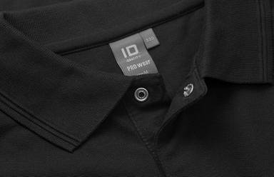 Polo à bouton-pression ID PRO Wear 0330 - Noir