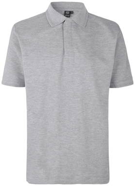 Polo à bouton-pression ID PRO Wear 0330 - Gris chiné