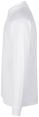 Polo à manches longues ID PRO Wear à bouton-pression 0336 - Blanc