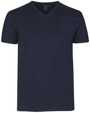 T-shirt ID PRO Wear CARE col en V 0372 - Bleu marine