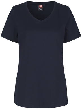 ID PRO Wear CARE V-Ausschnitt Damen T-Shirt 0373 - Marineblau