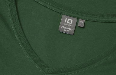 ID PRO Wear CARE V-Ausschnitt Damen T-Shirt 0373 - Flaschengrün