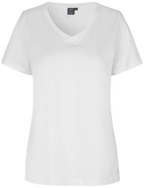 ID PRO Wear CARE V-Ausschnitt Damen T-Shirt 0373 - Weiß