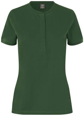 ID PRO Wear CARE polo femme 0375 - Vert bouteille