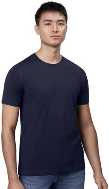 ID T-TIME® Slim Fit T-Shirt 0502 - Marineblau