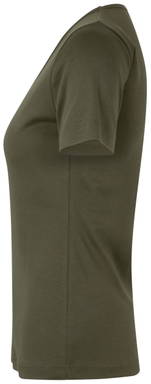 ID Interlock V-Ausschnitt Damen T-Shirt 0506 - Oliv