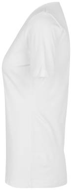 ID Interlock V-Ausschnitt Damen T-Shirt 0506 - Weiß