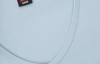 ID Interlock V-Ausschnitt Damen T-Shirt 0506 - Hellblau