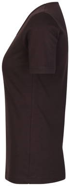 ID Interlock V-Ausschnitt Damen T-Shirt 0506 - Dunkles Bordeaux