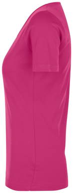 ID Interlock V-Ausschnitt Damen T-Shirt 0506 - Rosa