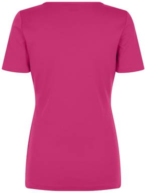 ID Interlock V-Ausschnitt Damen T-Shirt 0506 - Rosa