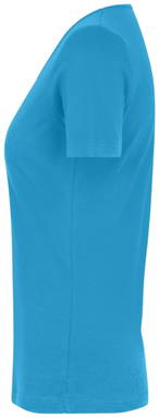 ID Interlock V-Ausschnitt Damen T-Shirt 0506 - Türkis