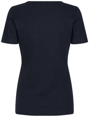 ID Interlock V-Ausschnitt Damen T-Shirt 0506 - Marineblau