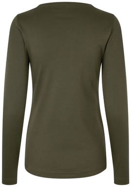 ID Interlock Damen T-Shirt mit langen Ärmeln 0509 - Oliv