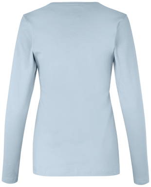 ID Interlock Damen T-Shirt mit langen Ärmeln 0509 - Hellblau