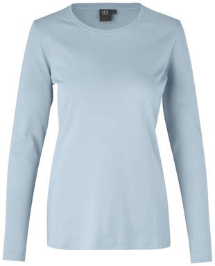 ID Interlock Damen T-Shirt mit langen Ärmeln 0509 - Hellblau