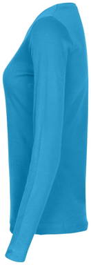 ID Interlock Damen T-Shirt mit langen Ärmeln 0509 - Türkis
