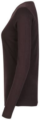 ID Interlock Damen T-Shirt mit langen Ärmeln 0509 - Dunkles Bordeaux