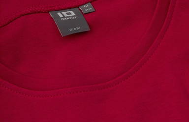 ID Interlock Damen T-Shirt mit langen Ärmeln 0509 - Rot