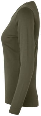 ID Interlock Damen T-Shirt mit langen Ärmeln 0509 - Oliv