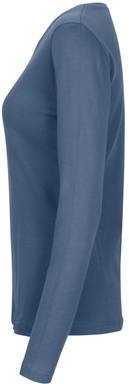 ID Interlock Damen T-Shirt mit langen Ärmeln 0509 - Indigo