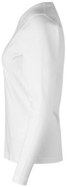 ID Interlock Damen T-Shirt mit langen Ärmeln 0509 - Weiß