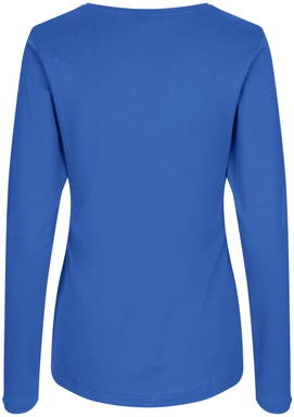 ID Interlock Damen T-Shirt mit langen Ärmeln 0509 - Azurblau