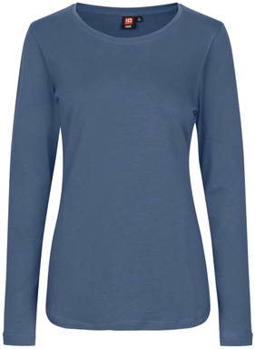 ID Interlock Damen T-Shirt mit langen Ärmeln 0509 - Indigo