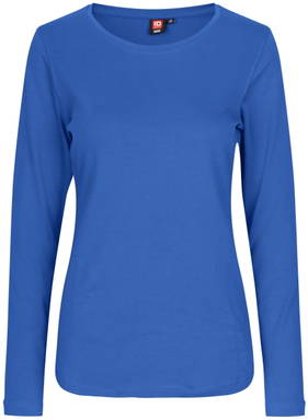 ID Interlock Damen T-Shirt mit langen Ärmeln 0509 - Azurblau