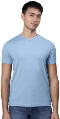 ID T-TIME® V-Ausschnitt T-Shirt 0514 - Hellblau