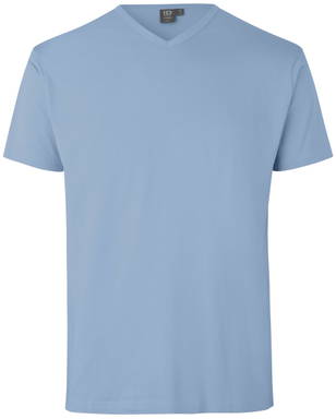 ID T-TIME® V-Ausschnitt T-Shirt 0514 - Hellblau