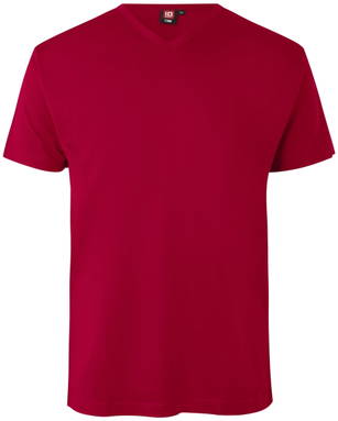 ID T-TIME® V-Ausschnitt T-Shirt 0514 - Rot