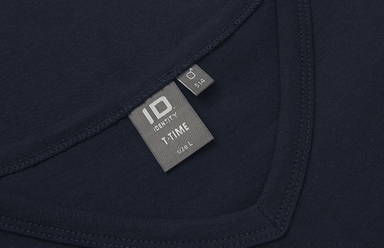 ID T-TIME® V-Ausschnitt T-Shirt 0514 - Marineblau