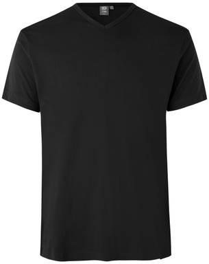 ID T-TIME® V-Ausschnitt T-Shirt 0514 - Schwarz