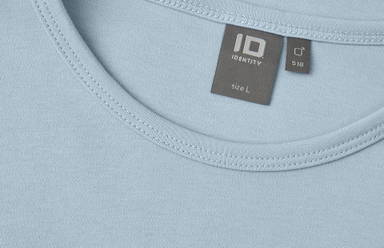 ID Interlock T-Shirt mit Langarm 0518 - Hellblau