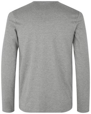 ID Interlock T-Shirt mit Langarm 0518 - Graumeliert