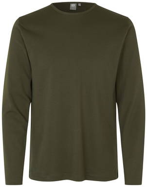 ID Interlock T-Shirt mit Langarm 0518 - Oliv