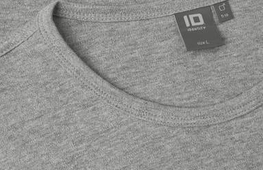 ID Interlock T-Shirt mit Langarm 0518 - Graumeliert
