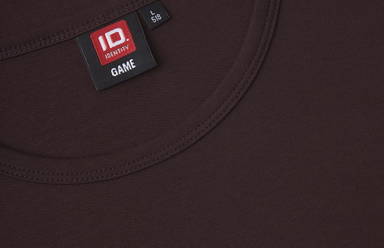 ID Interlock T-Shirt mit Langarm 0518 - Dunkles Bordeaux