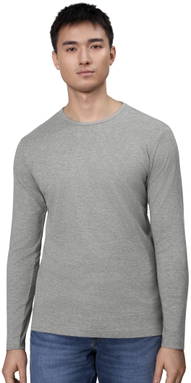 ID Interlock T-Shirt mit Langarm 0518 - Graumeliert