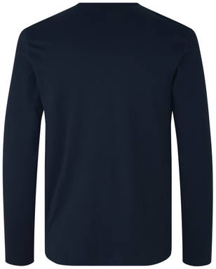 ID Interlock T-Shirt mit Langarm 0518 - Marineblau