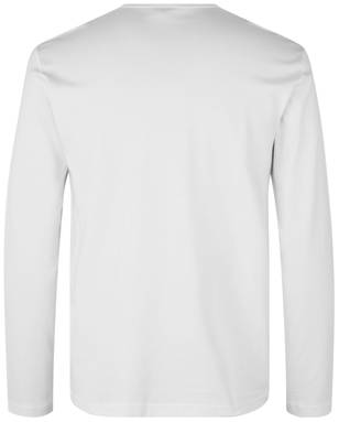 ID Interlock T-Shirt mit Langarm 0518 - Weiß