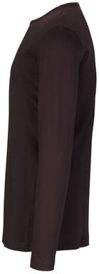 ID Interlock T-Shirt mit Langarm 0518 - Dunkles Bordeaux
