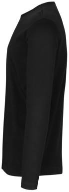 ID Interlock T-Shirt mit Langarm 0518 - Schwarz